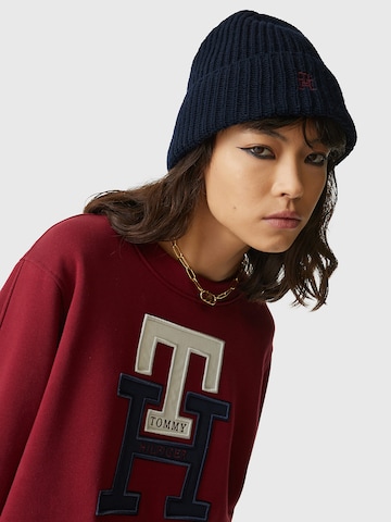 TOMMY HILFIGER Muts in Blauw: voorkant