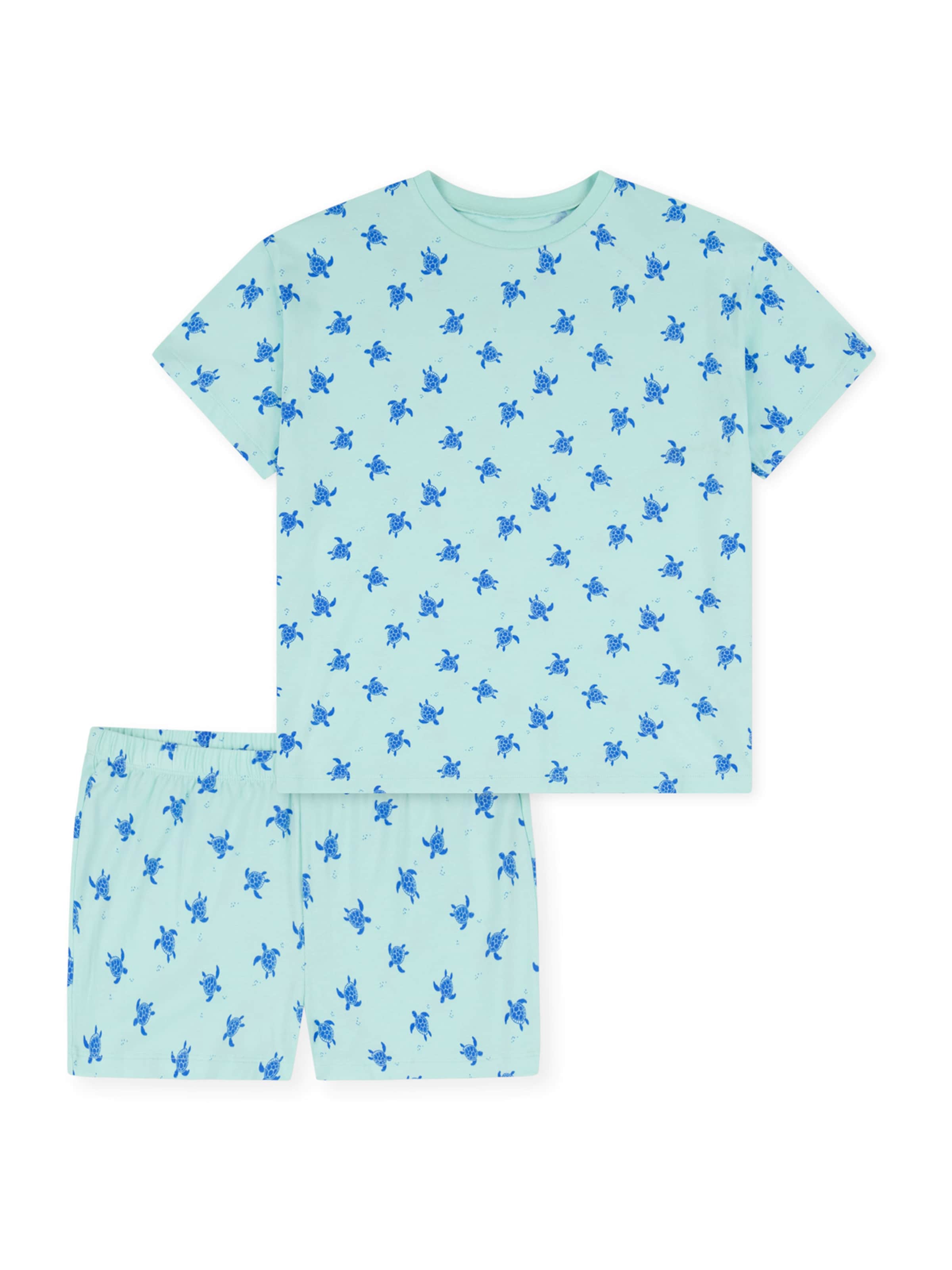 Pyjama ' Nightwear ' SCHIESSER en vert : devant