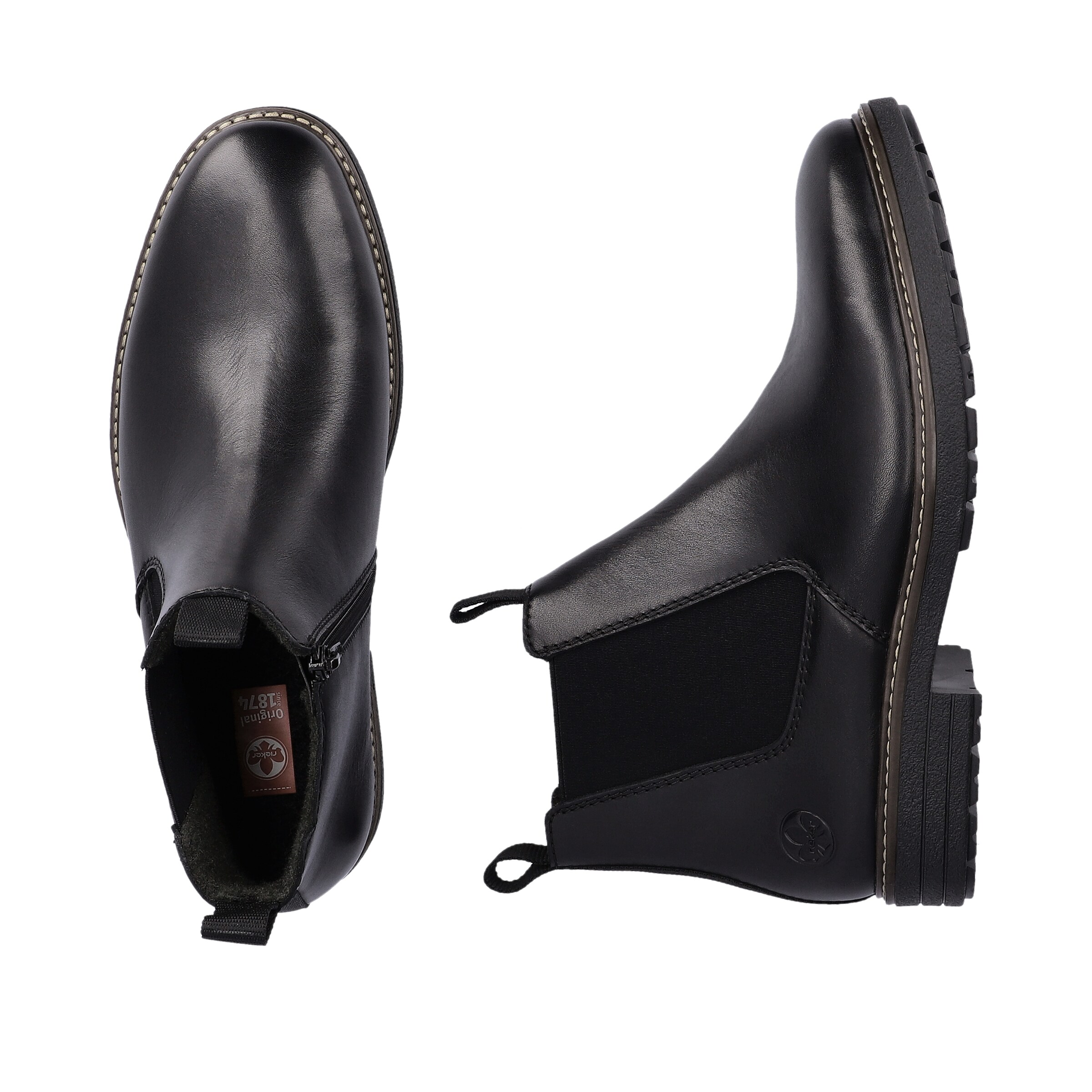 Chelsea Boots Rieker en noir
