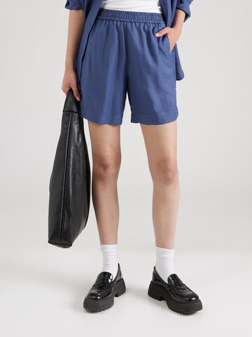 MSCH COPENHAGEN - Loosefit Pantalón 'Disa' en azul: frente