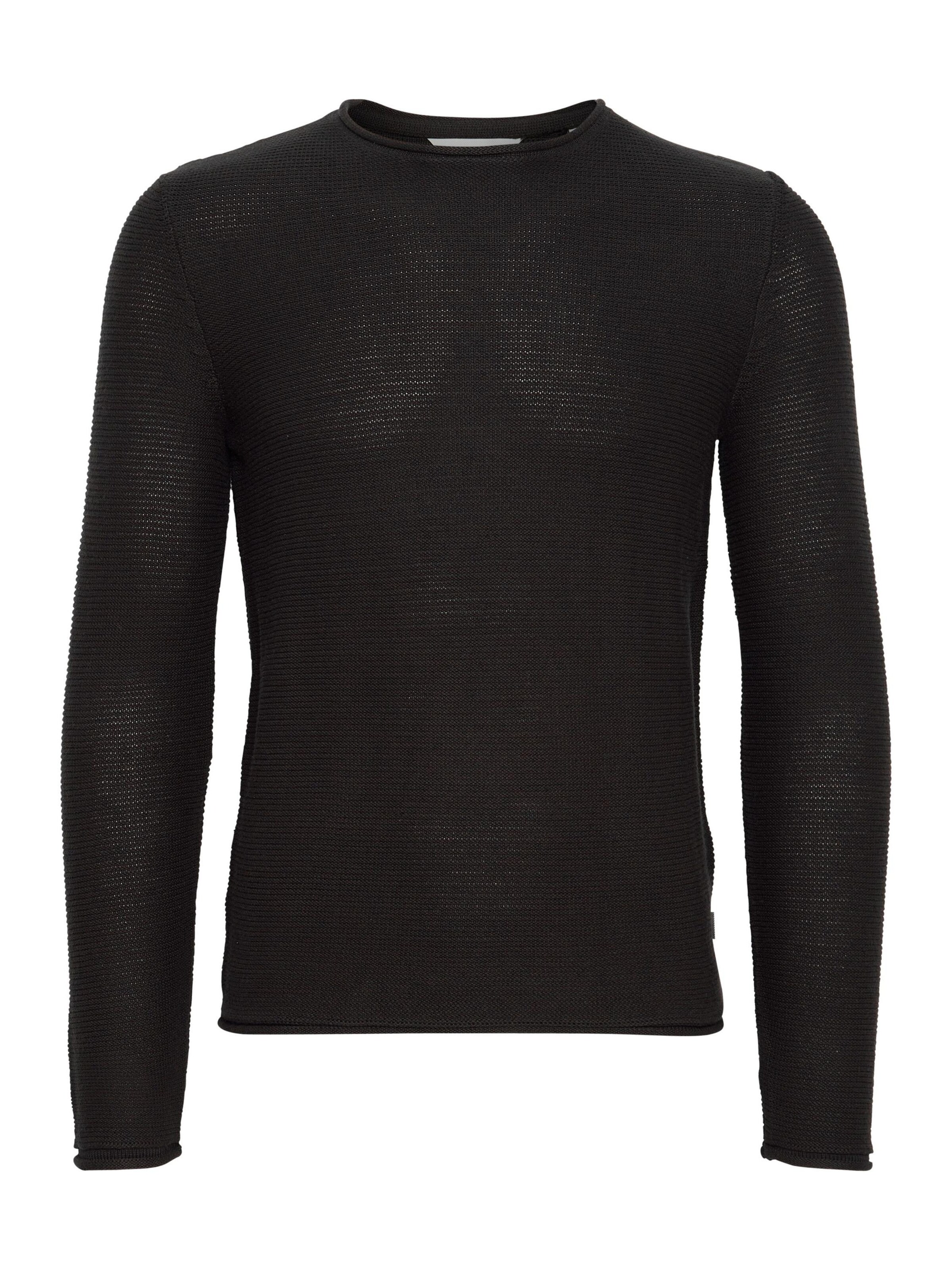 Pull-over !Solid en noir : devant