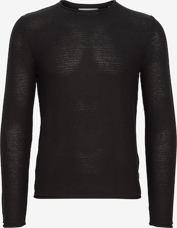 Pull-over !Solid en noir : devant