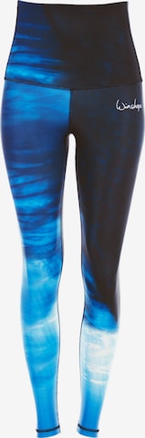 Winshape Slimfit Sportbroek 'HWL102' in Blauw: voorkant