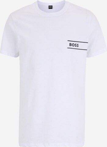 Maillot de corps BOSS en blanc : devant