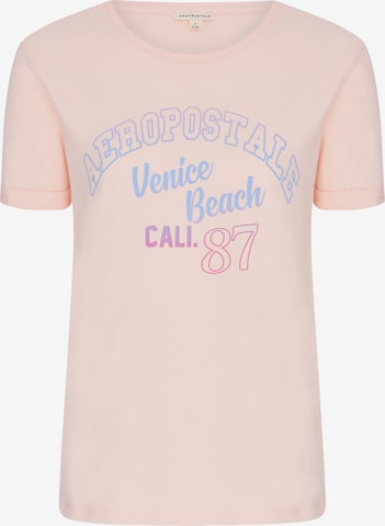 AÉROPOSTALE T-Shirt 'Venice' in Pink: predná strana