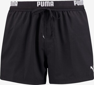 PUMA Regular Badeshorts in Schwarz: predná strana