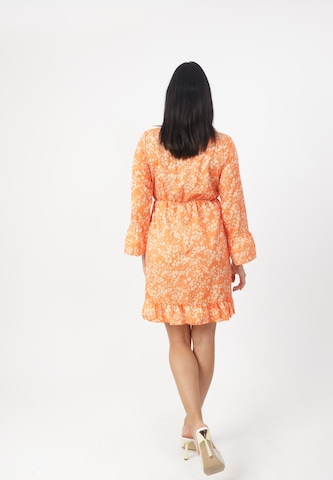 Elara Kleid in Orange