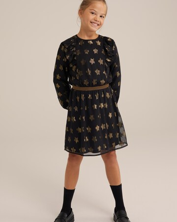 WE Fashion Kleid in Schwarz