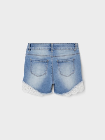 NAME IT Slimfit Jeans 'Salli' in Blauw