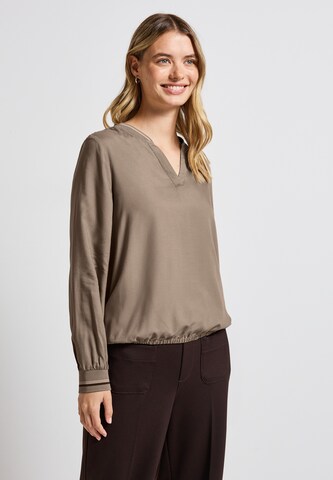 STREET ONE Blouse in Brown: front