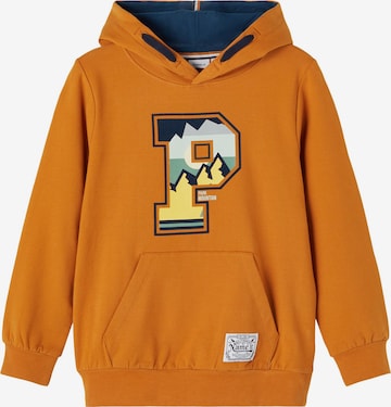 NAME IT Sweatshirt 'Torry' in Orange: front