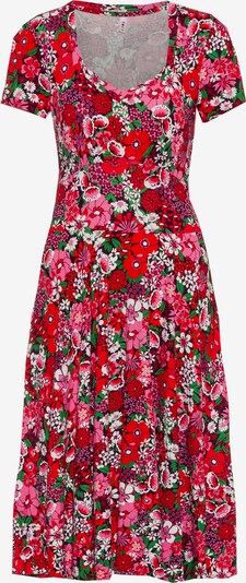 Blutsgeschwister Robe en vert gazon / rose / rouge / blanc, Vue avec produit