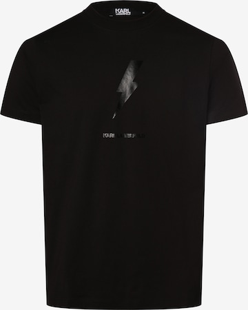 Karl Lagerfeld Shirt in Black: front