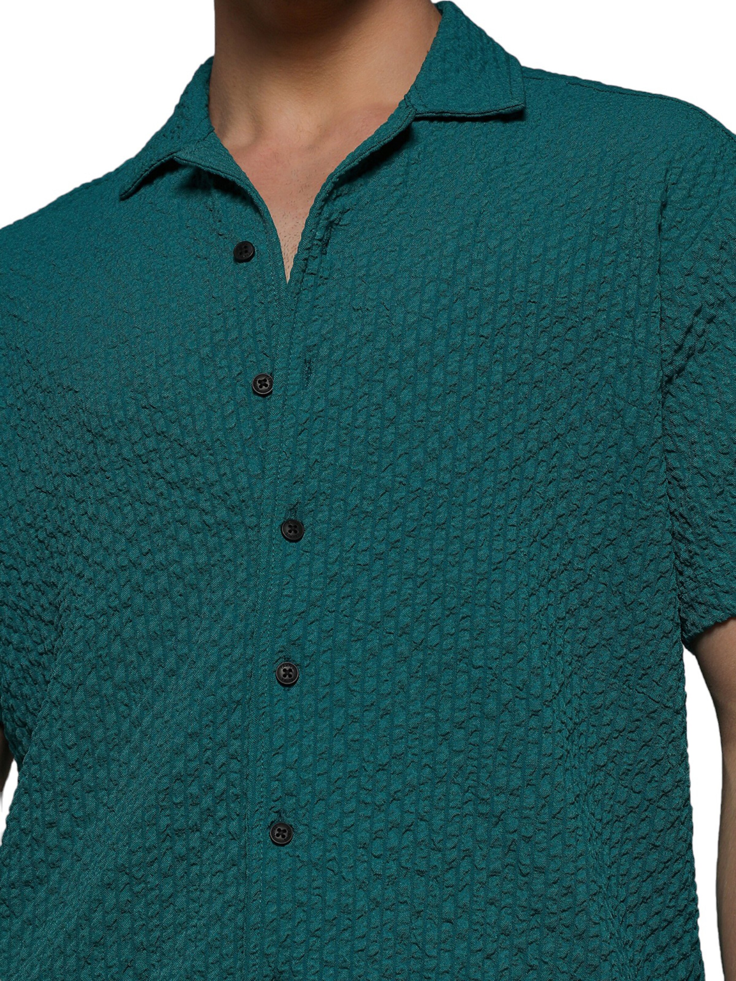 Campus Sutra Tavaline suurus Triiksärk 'Erick', värv roheline