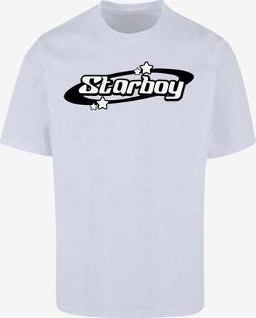Maglietta 'Starboy' di 9N1M SENSE in bianco: frontale