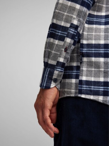 HECHTER PARIS Regular Fit Hemd in Blau