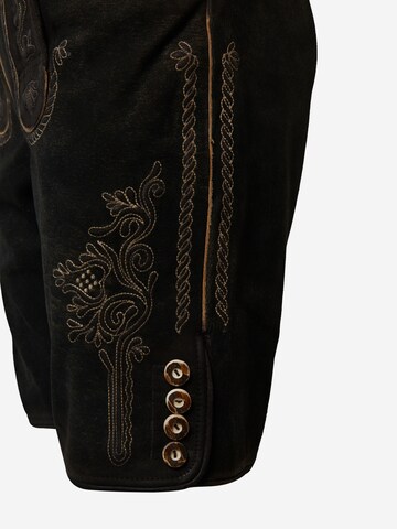 Regular Pantalon folklorique 'Schorsch' MARJO en marron