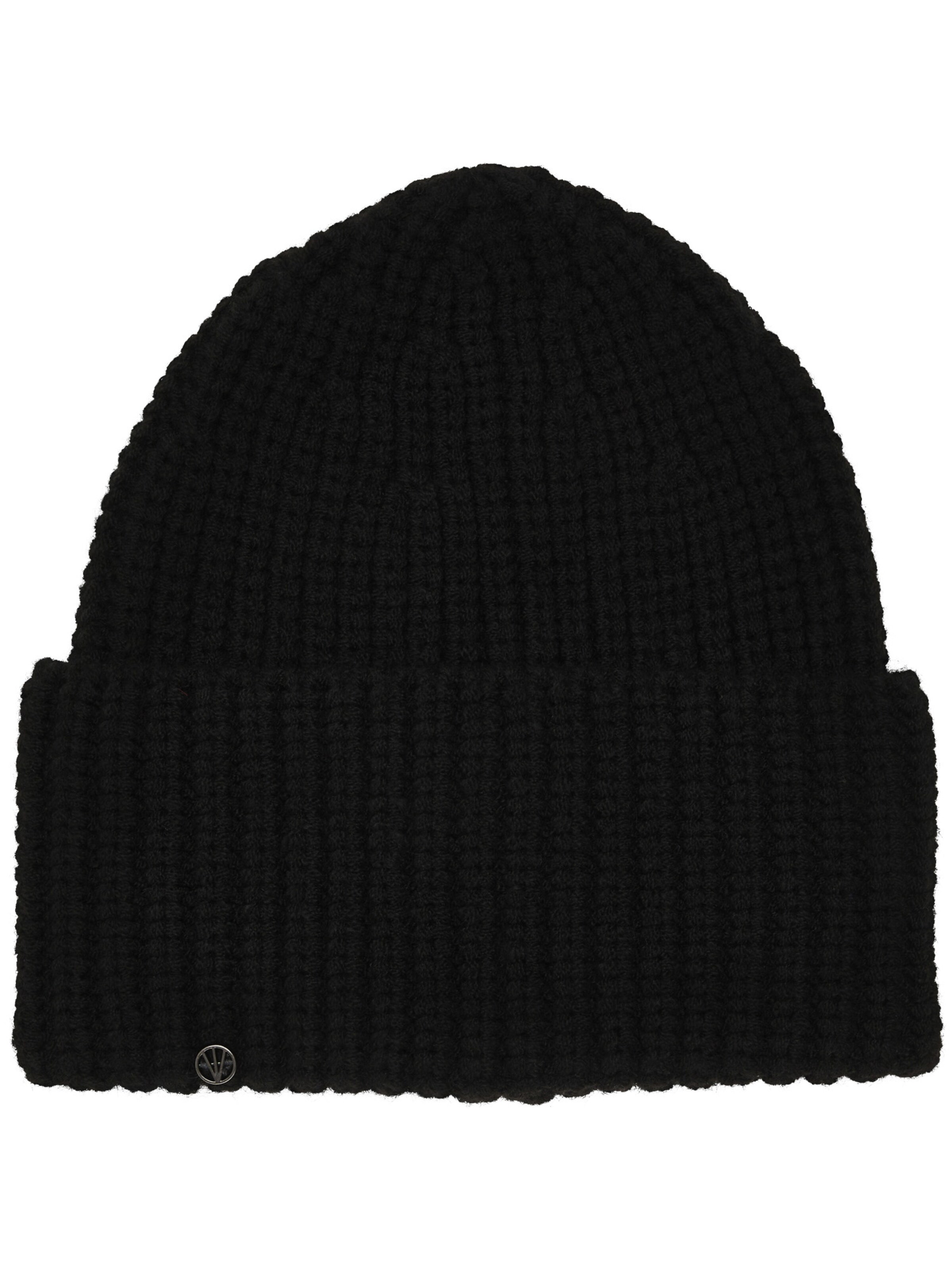 LOEVENICH Beanie in Black: front