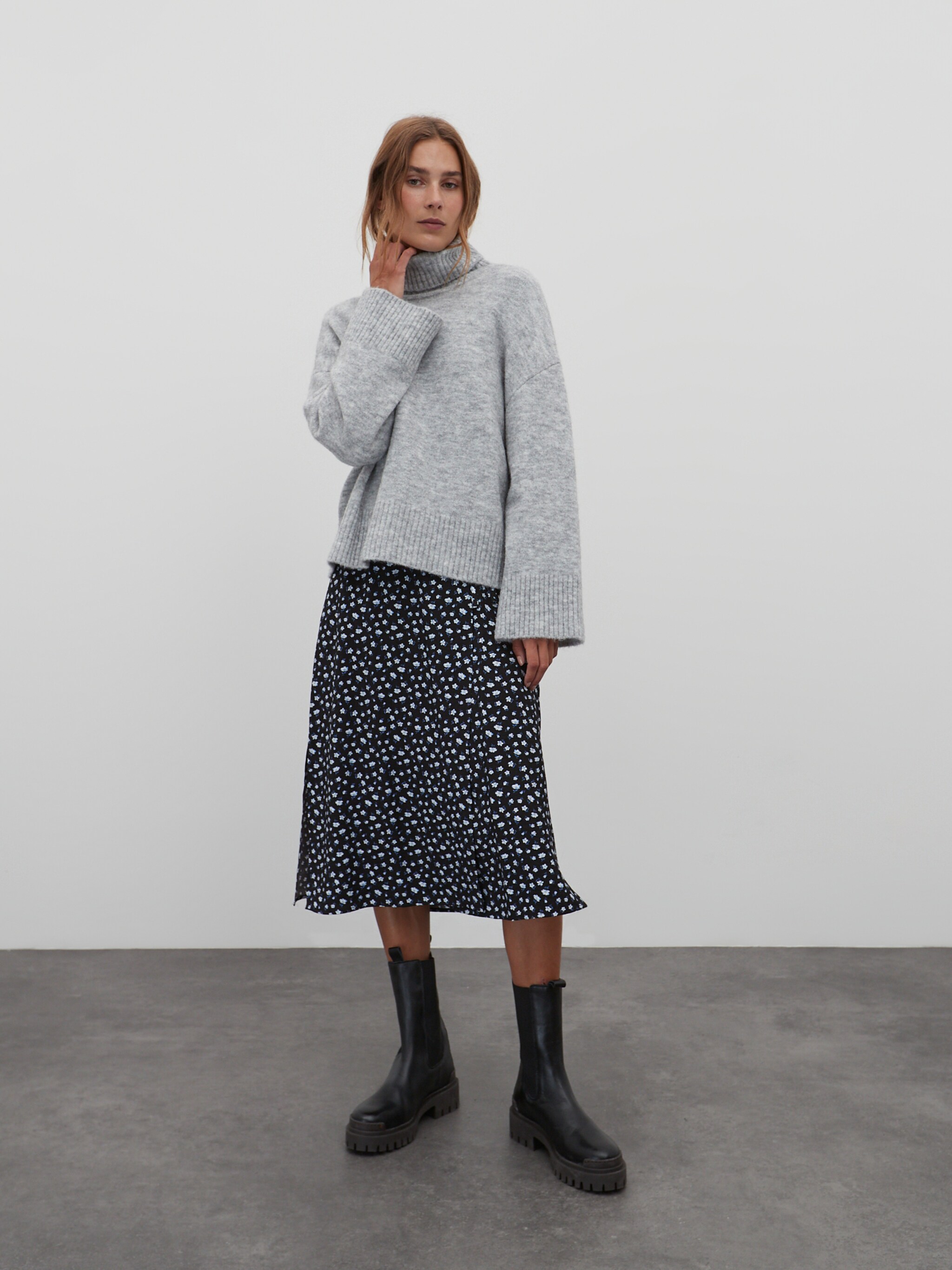 EDITED Produits Pull-over 'Winnie' gris