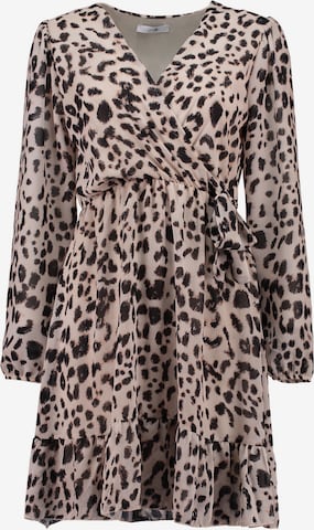 Hailys Dress in Beige: front