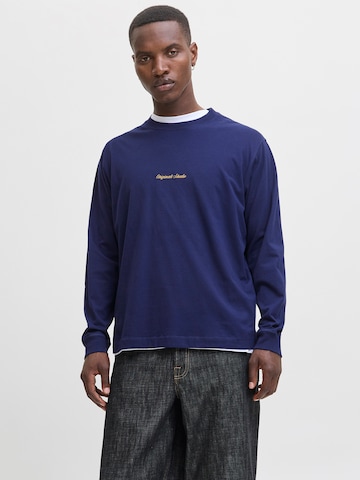 T-Shirt 'JORNORREBRO' JACK & JONES en bleu : devant