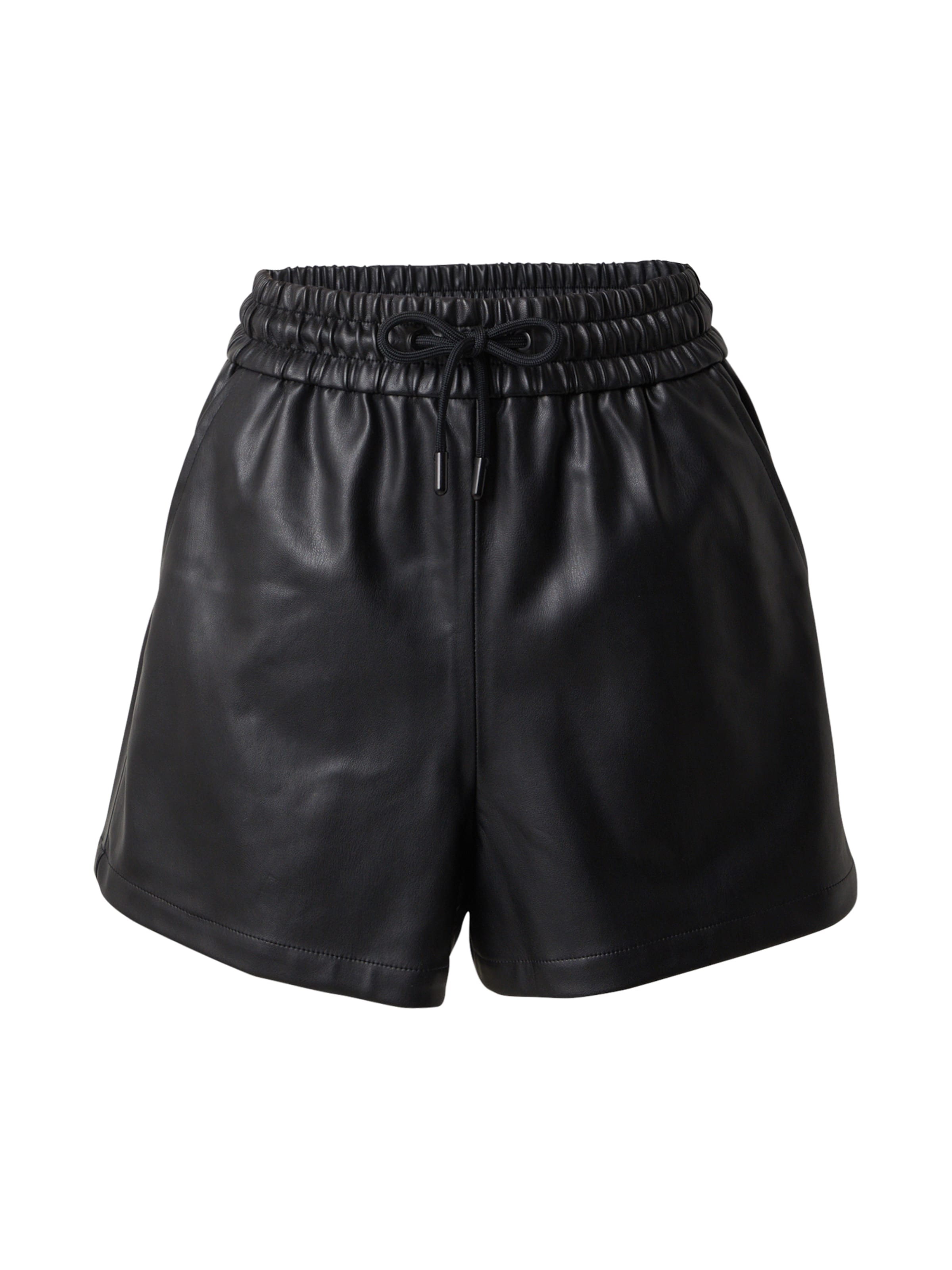 Regular Pantaloni 'Naomi' de la ABOUT YOU pe negru: față