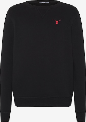 CHIEMSEE Sweatshirt in Black: front