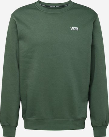 VANS Sweatshirt in Green: front