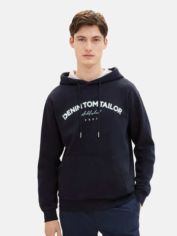TOM TAILOR DENIM Sweatshirt in Blau: Vorderseite