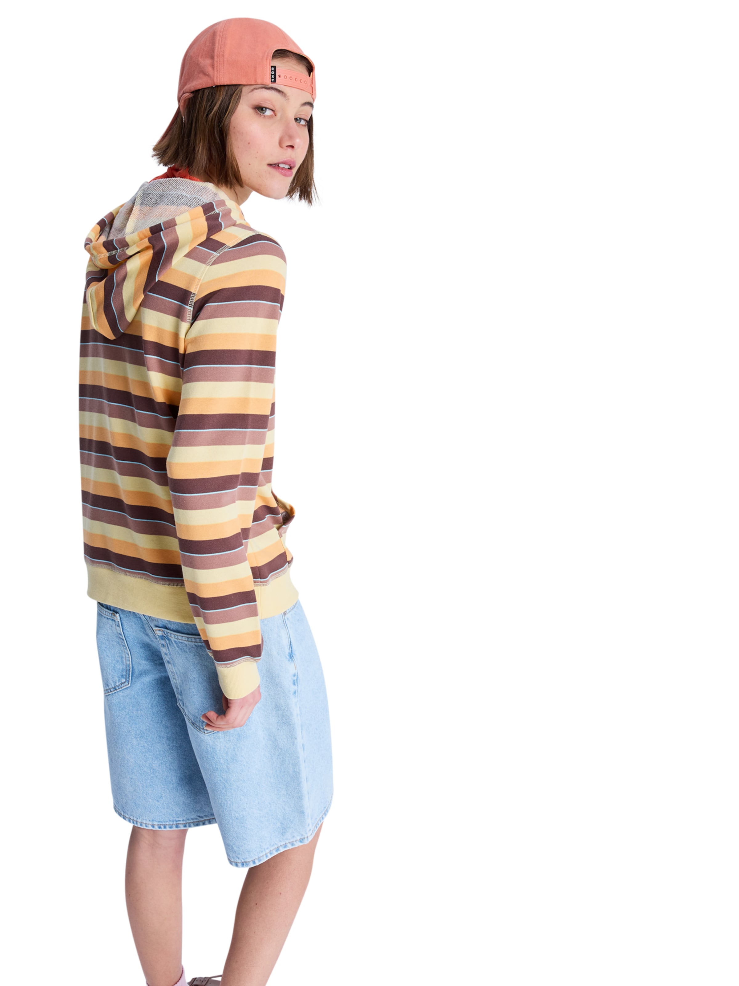 ROXY Zip-Up Hoodie in Yellow