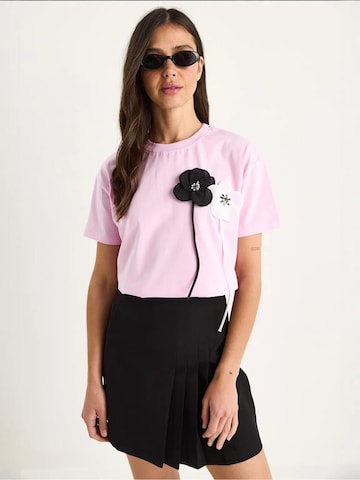 Bianco Lucci - Camisa em rosa: frente