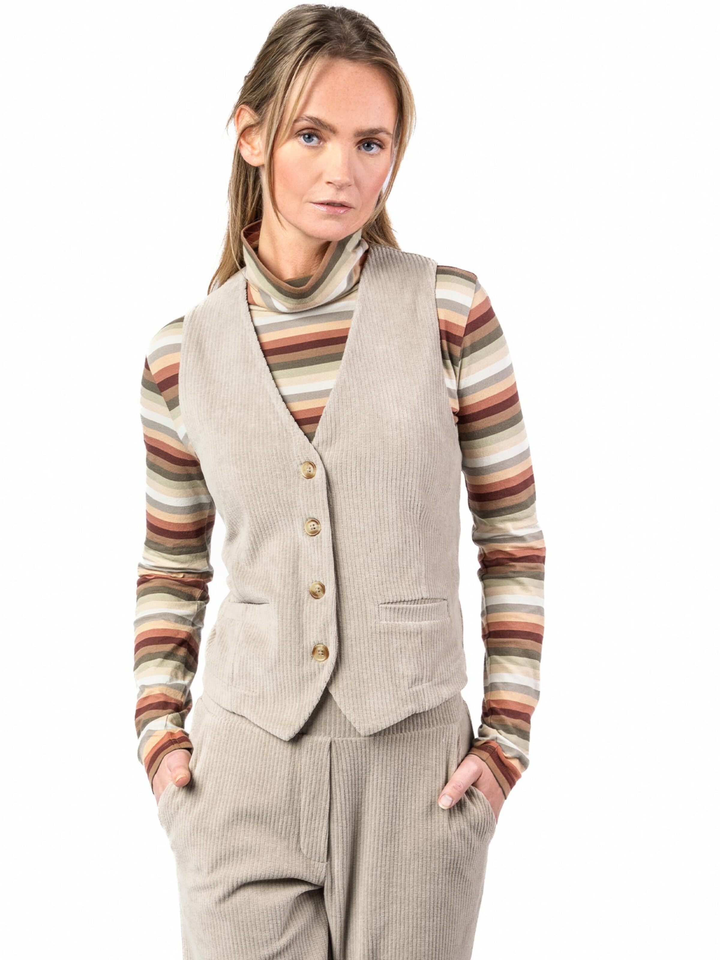 Living Crafts Weste 'SABRIN'‌‌‌‌‌‌‌‌‌ in Beige