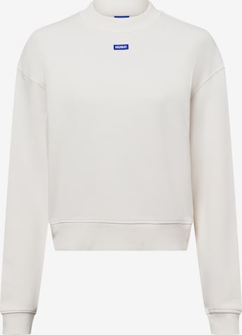 Sweat-shirt '  ' HUGO en blanc : devant
