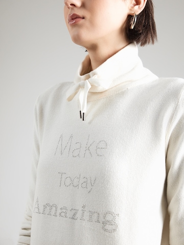 ZABAIONE Pulover 'Ra44na' | bela barva