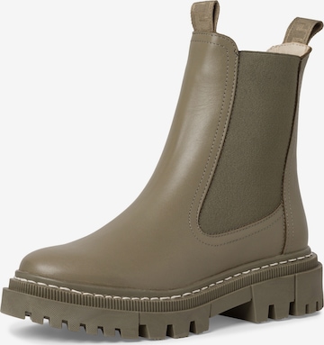 TAMARIS Chelsea boots in Groen: voorkant