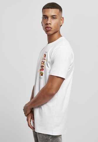 Coupe regular T-Shirt 'A Burger' Mister Tee en blanc