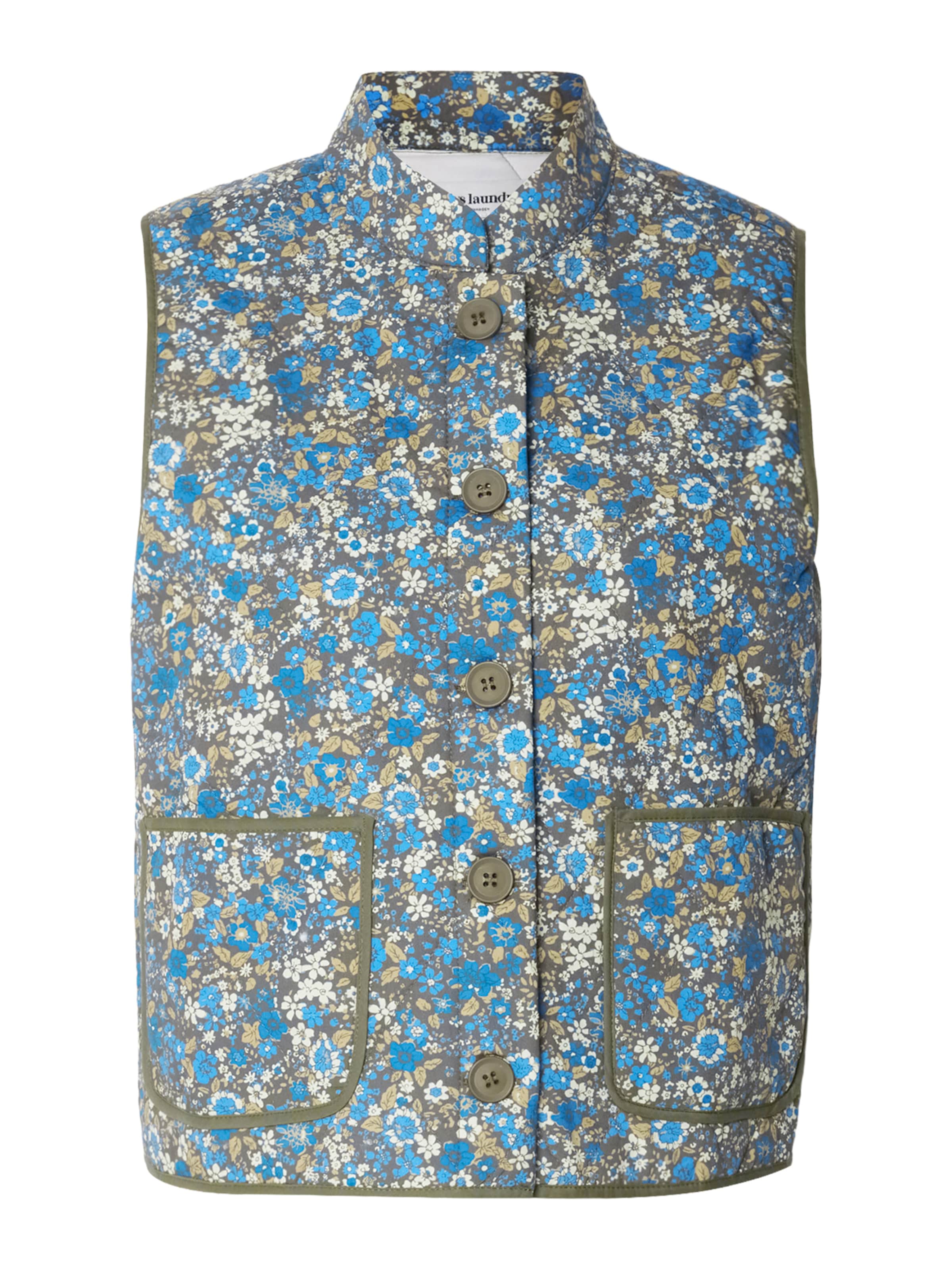 Lollys Laundry Γιλέκο 'Cairo' σε μπλε: μπροστά