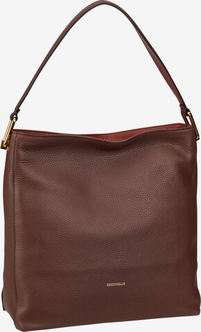 Coccinelle Shoulder Bag 'Liya' in Brown: front