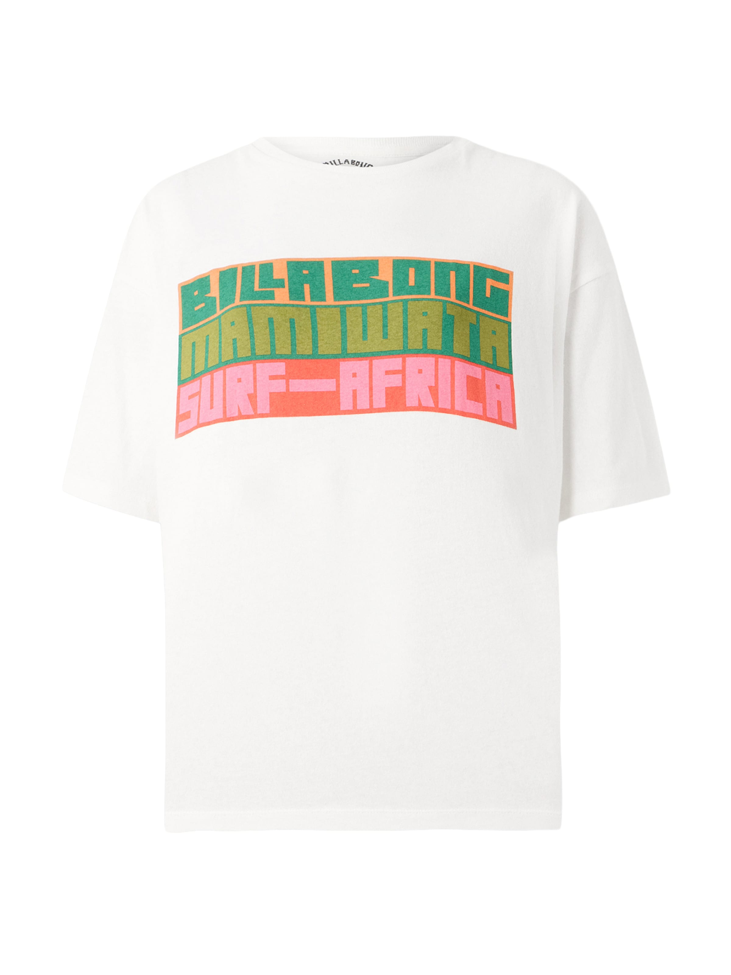 T-shirt 'SURF AFRICA' BILLABONG en blanc : devant