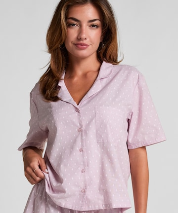 Hunkemöller Slaapshirt in Roze: voorkant