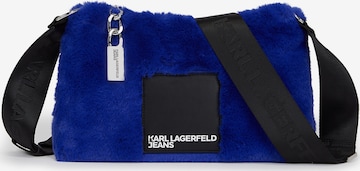 KARL LAGERFELD JEANS Umhängetasche in Blau: predná strana