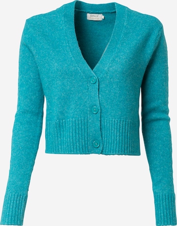 ONLY Strickjacke 'MACADAMIA' in Blau: predná strana