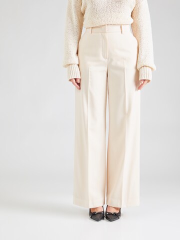 Wide leg Pantaloni con piega frontale 'ANGOLA' di Weekend Max Mara in beige: frontale