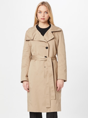 DRYKORN Between-seasons coat in Brown: front