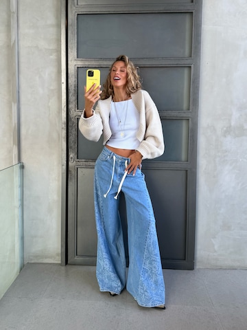 Wide leg Jeans di Kamila Šikl in blu