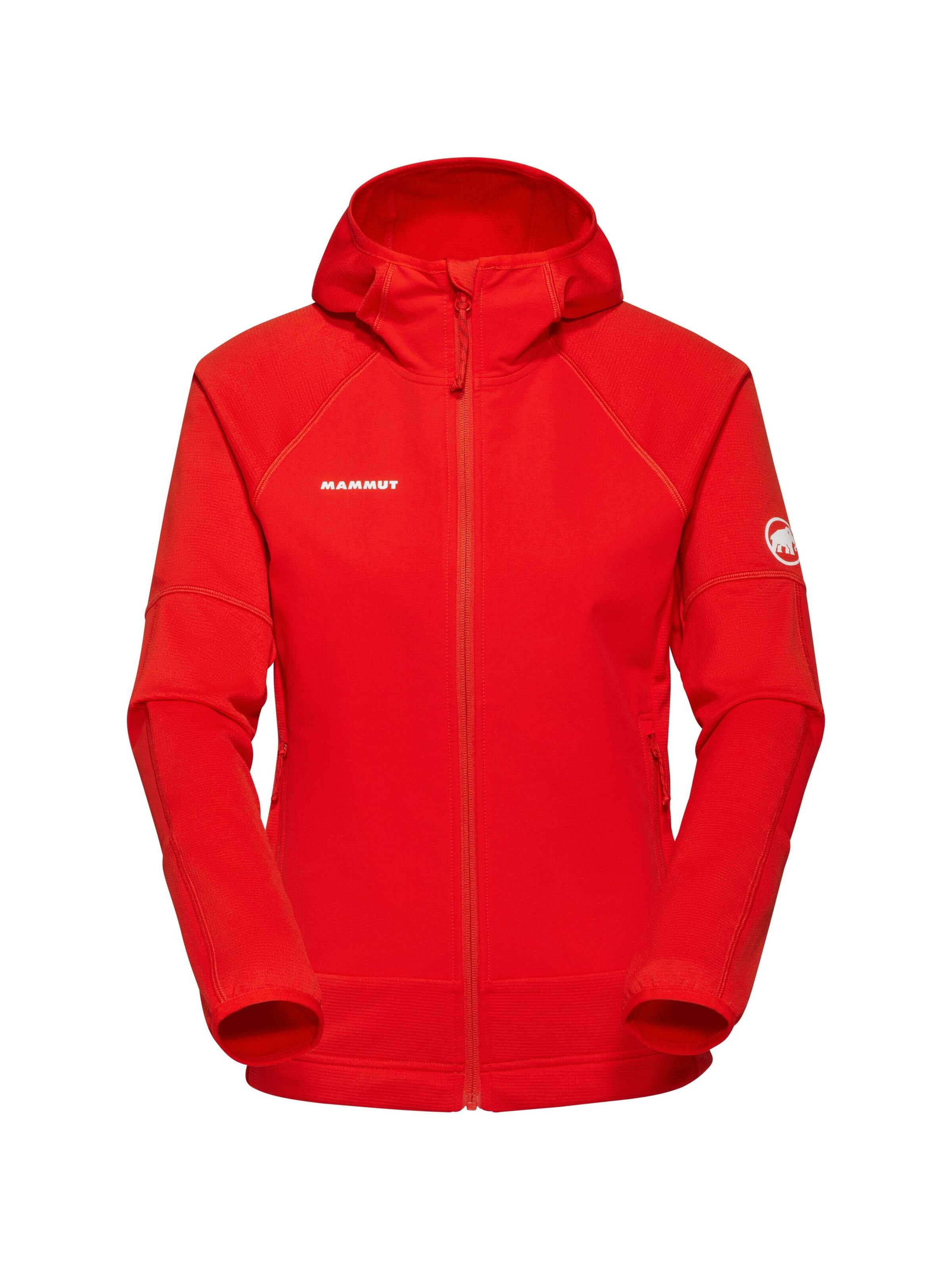 MAMMUT Funktionsfleecejacke 'Massone' in Rot: Vorderseite