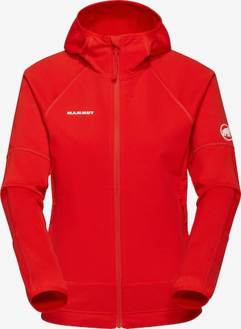 MAMMUT Funktionsfleecejacke 'Massone' in Rot: Vorderseite