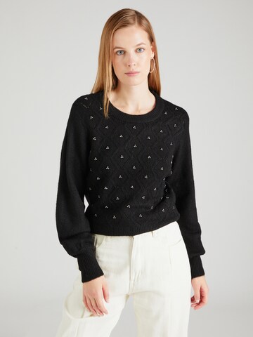 ONLY - Jersey 'LEANDRA' en negro: frente