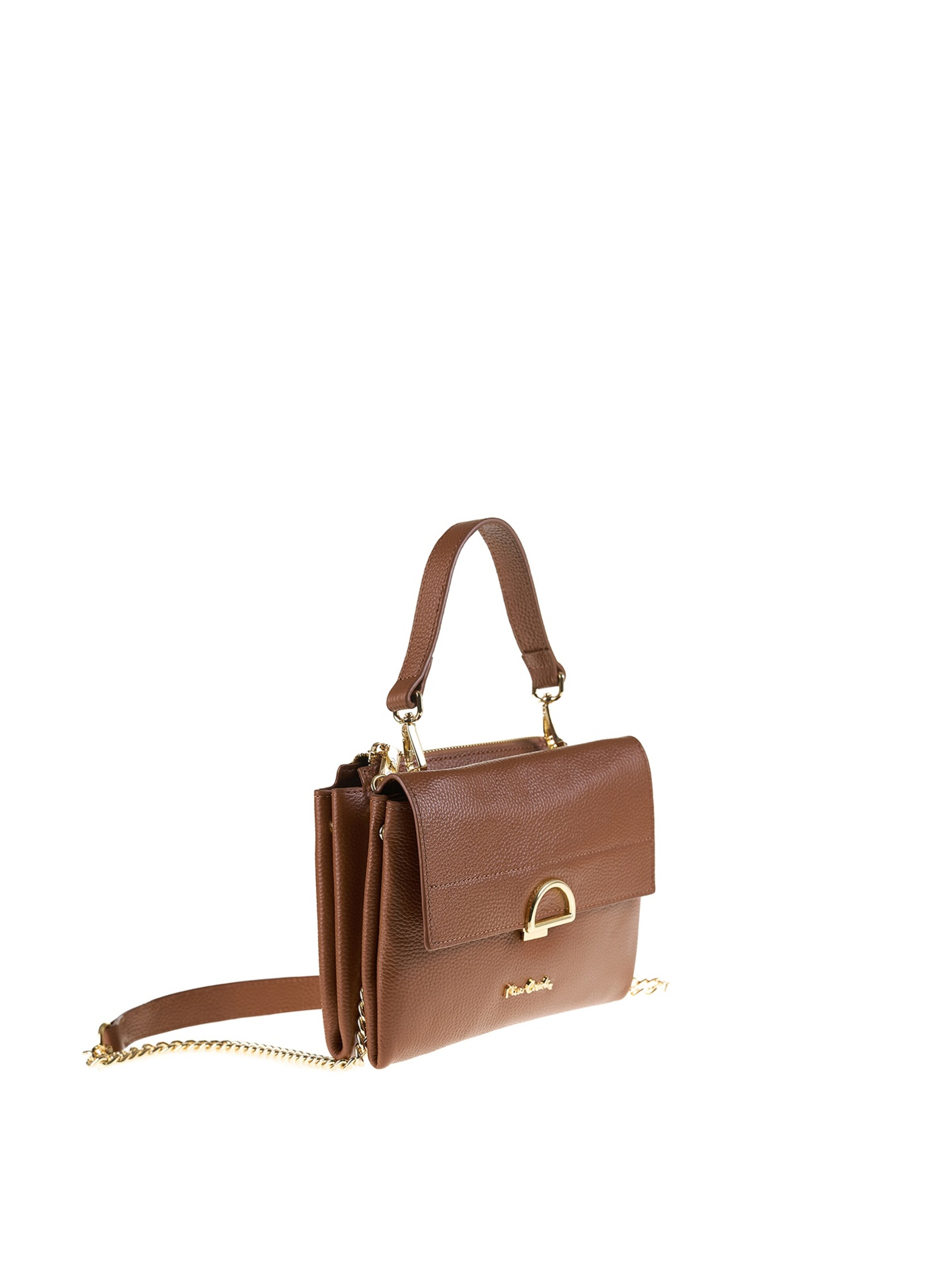 PIERRE CARDIN Schultertasche in Braun: Vorderseite