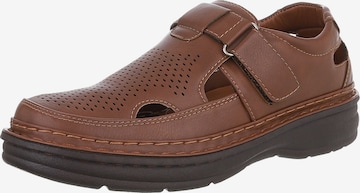 CoolWalk Sandale in Beige: Vorderseite